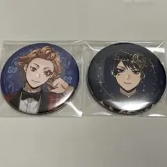 ツイステ展　イベント衣装　缶バッジ　エース　デュース