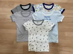 120 130 キッズ半袖肌着　5枚セット