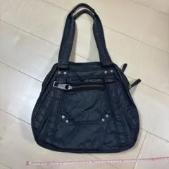 DIESEL archive metal logo ハンドバッグ