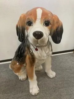 加藤工芸 芝犬 陶器 置物KATO KOUGEI ハンドプリント 38cm 加藤工芸 芝犬 陶器 置物 手塗り KATO KOUGEI ハンドプリント