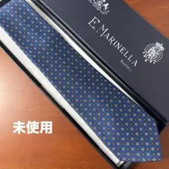 最終値下未使用E Marinella 最高級シルクタイ ネイビー 小花柄ネイビー 最終値下未使用E Marinella 最高級シルクタイ ネイビー 小花柄