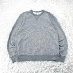 90s〜00s ラッセルアスレチック スウェット 前Vガゼット グレー XXL