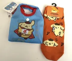 新品　ポムポムプリン 30周年記念 靴下とエコバッグセット