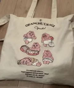 おぱんちゅうさぎ トートバッグ　2way 肩掛け　斜め掛け