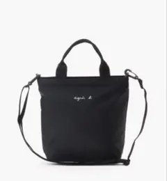 agnes b. ブラック ショルダーバッグのサムネイル