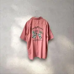 夏服SALE！ CULTURE MIX 半袖シャツ Lサイズ ピンク USA