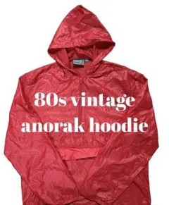 【アメリカ古着】80s vintage アノラックパーカー　ナイロンパーカー