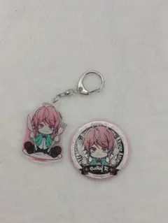 飴村乱数 アクキー 缶バッジ