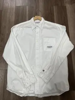 CAHLUMN Broad Button Down Shirt WHT Mサイズ