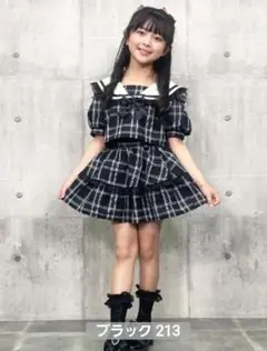 150cm　 セットアップ　衣装　量産　地雷　アイドル衣装　チェック