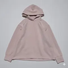 ユニクロ【XL】ドライスウェットプルパーカー 長袖 大きいサイズ ピンク