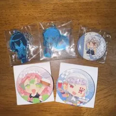 鬼滅の刃 宇髄天元 甘露寺蜜璃 伊黒小芭内 アクキー缶バッジ くら寿司 スイパラ