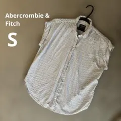 Abercrombie & Fitchアバクロストライプ ノースリーブシャツ Sのサムネイル