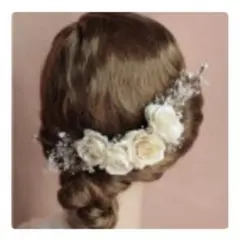 造花ウェディングヘッドドレス(値下げしました)