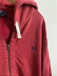 Polo by Ralph Lauren 赤 ジップアップパーカー