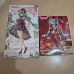 匿名配送】初音ミクフィギュア3体セット シャアザクぐるみ/おでかけ