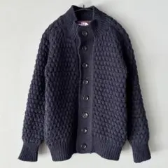 ノースフェイス パープルレーベル ニットジャケット WS ナナミカ ネイビー