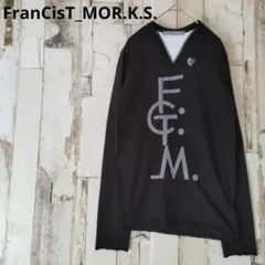 FranCisT_MOR.K.S.　ロンT　　ブランドプリント　ハイビスカルのサムネイル
