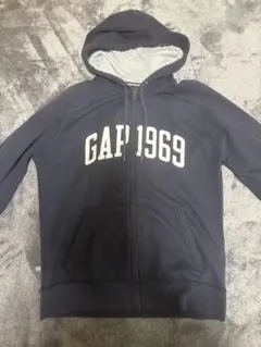 00s-10s Y2K GAP ジップフーディ パーカー OLDGAP ネイビー