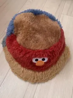 ユニバ　エルモ　クッキーモンスター　バケットハット　もこもこ