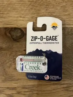 Creek Angler's Device / ZIP-O-GAGE キーホルダ Sun Company Zip-o-gage - Zipper Pull Keychain Thermometer for Hiking