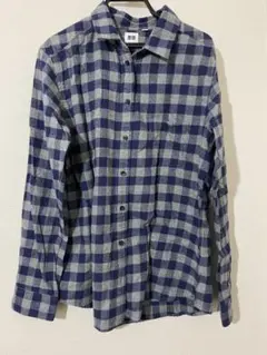 UNIQLO ユニクロ チェック柄シャツ ブラウス シャツ L