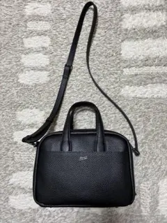 Ray beams 別注ビュレ ブラックレザーショルダーバッグ 2way