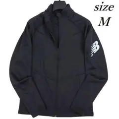 新品 ニューバランス フルジップ ジャケット ジャージ ドライ グレー M