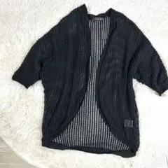 Galyge カーディガン ブラック M✨オシャレ