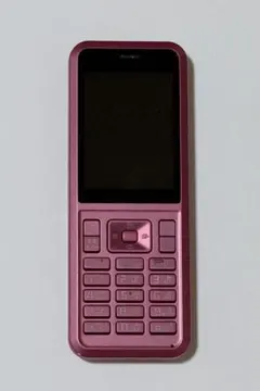 美品】un.mode phone 01 4Gケータイ NP602SI レッド - メルカリ