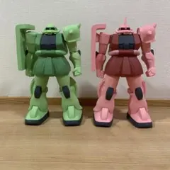 ガンダムシリーズ　ソフビモビルスーツ　シャア専用ザク＋量産型ザク　未開封 ガンダムシリーズ ソフビモビルスーツ シャア専用ザク＋量産型ザク 未