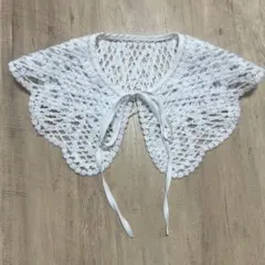 k*u様 レースつけ襟 ホワイト