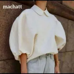MACHATT マチャット　キルティング　プルオーバーブラウス 新品未使用！マチャット⭐︎キルティングプルオーバー！ - メルカリ