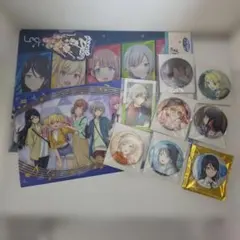 プロセカ【レオニ 全員】クリアファイル，缶バッジ等　10点セット