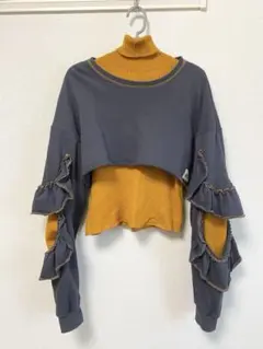 HELLO.SANFRANCISCO カットアウトフリルトップス セット売り