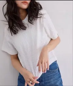 N WITH. カットJQ TEE Tシャツ　カットソー　ホワイトのサムネイル