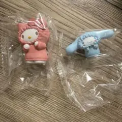 【即日発送】サンリオキャラクターズ むぎゅぎゅ！パーカーフィギュア 2点