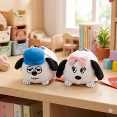スヌーピー ころころんマスコット 2体セット 美品 タグ付き 【非売品】