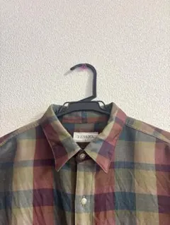 チェック柄シャツ　長袖