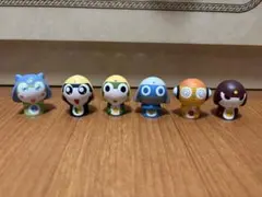 【当時物】【映画公開】ケロロ軍曹 指人形 フィギュア 6体セット バンダイ