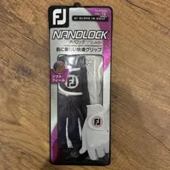 FootJoy NANOLOCK Lady ゴルフグローブ 19cm ネイビーのサムネイル