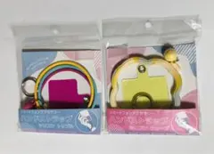 スマホアクセサリー　ハンドストラップ　シリコントリプル&ウェーブ　オレンジ