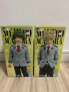 ヒロアカ 一番くじ 緑谷 爆豪 フィギュア