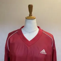 【美品】アディダスゴルフ ADIDAS GOLF ブルゾン レッド系 M
