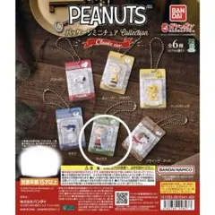 PEANUTS スヌーピー　パッケージミニチュア　ライナス