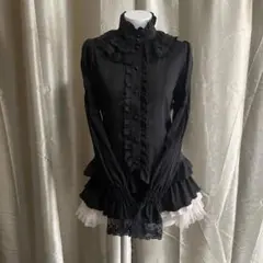美品 BODY LINE セットアップ ドレス 黒 フリル ゴスロリM - メルカリ