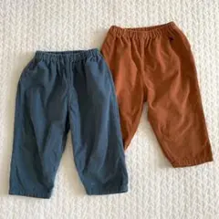プチバトー　パンツ　2枚セット　80 双子