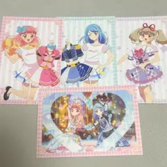 アイカツ フレンズ オンパレード あいね みお らき ポストカード