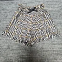 プティマイン　グレンチェック　ショートパンツ