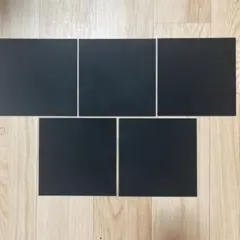 チョークアート用ブラックボード パネル 5枚セット　15×15 2.5mmのサムネイル
